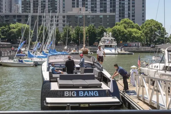 When He Literally Rode on a Boat Called 