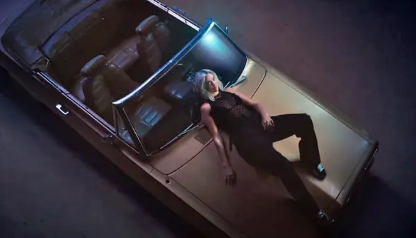 Dua Wearing a Misbhv Mesh Tank, Cargos, and Sneakers