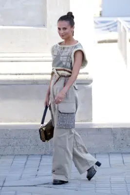 Alicia Vikander at Louis Vuitton SS23 Show