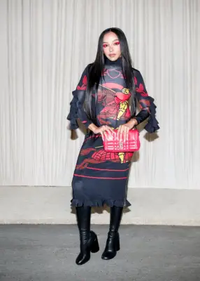 Tinashe at the Burberry Celebration