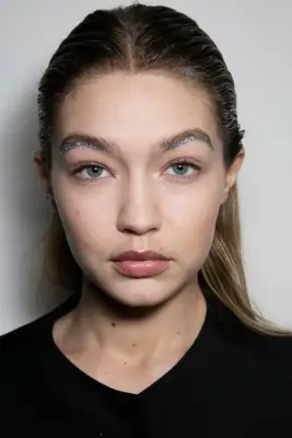 Gigi Hadid Backstage at Giambattista Valli Paris Fashion Week Fall 2016