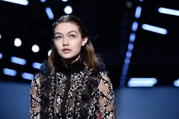 Gigi Hadid at Giambattista Valli Paris Fashion Week Fall 2016