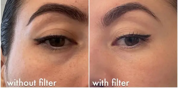 TikTok Winged Eyeliner Filter Editor Experiment