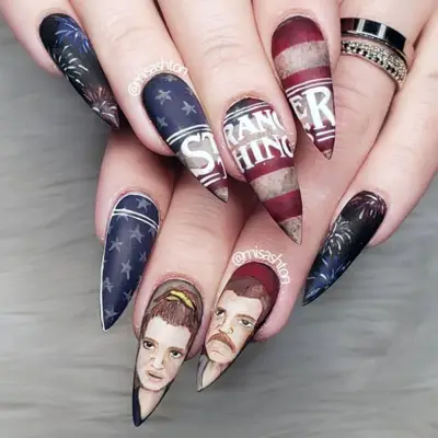 15 designs de nail art Stranger Things à essayer pendant votre frénésie Netflix