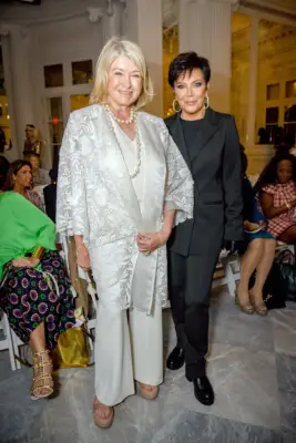 Martha Stewart at the Dennis Basso Spring 2023 Runway Show
