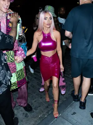 Machine Gun Kelly and Megan Fox in NYC