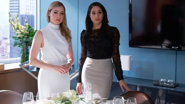 Rachel Zane Wearing Sheer Panels in 