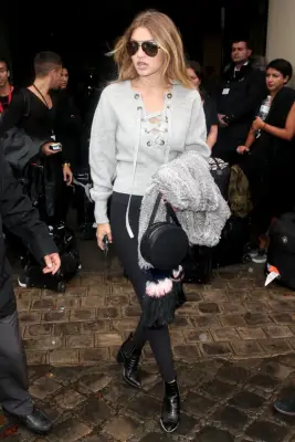 On the Streets During Paris Fashion Week in October