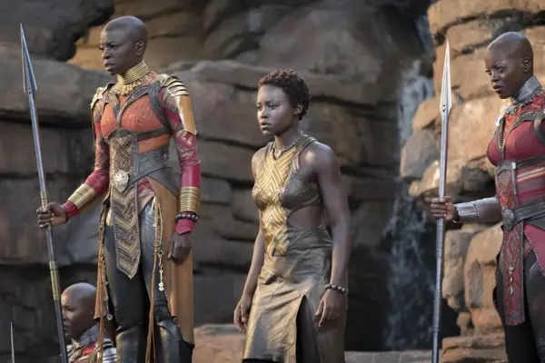 Okoye, Nakia, and Ayo