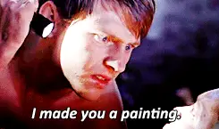 Then you spot him and you try to get his attention.