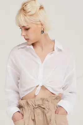 Storets Mila Crop Shirt