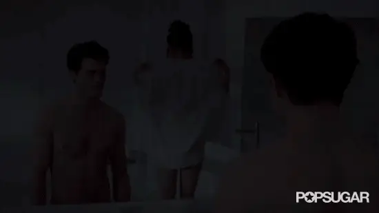 Everything About This Brief Bathroom Glimpse