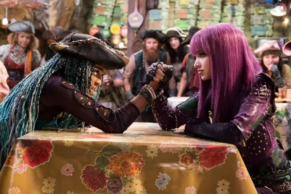 DESCENDANTS 2, China Anne McClain, Dove Cameron, TV movie, 2017, ph: David Bukach / Disney Channel / courtesy Everett Collection