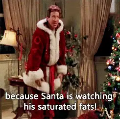 When He Says Santa Is on a Diet