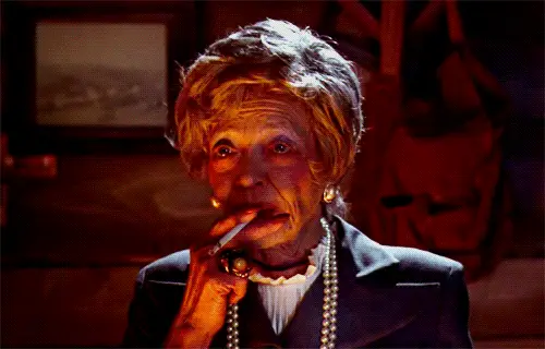 When This Woman Casually Smokes a Cigarette and I Thought, 