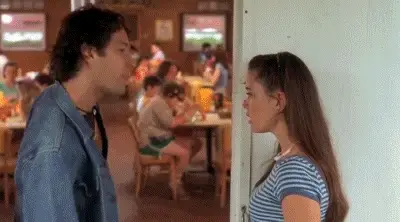 Then Andy Uses the Pole to Flip Off the Whole Cafeteria