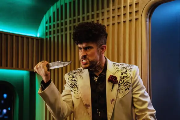 BULLET TRAIN, Bad Bunny, 2022. ph: Scott Garfield / Sony Pictures Entertainment /Courtesy Everett Collection