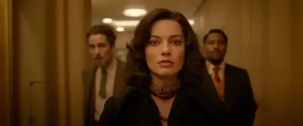 AMSTERDAM, from left: Christian Bale, Margot Robbie, John David Washington, 2022. Walt Disney Studios Motion Pictures / Courtesy Everett Collection