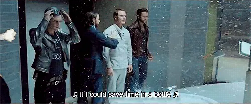 Here He Is, Getting Down to Business