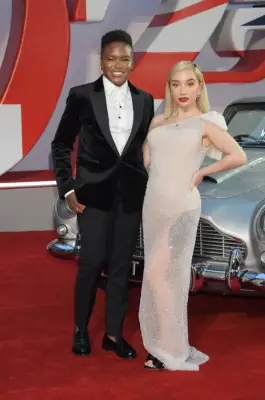 Nicola Adams and Ella Baig at the No Time to Die World Premiere