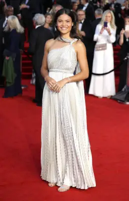 Emma Raducanu at the No Time to Die World Premiere
