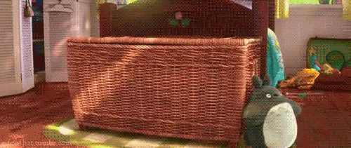 When Bonnie snags Totoro and you