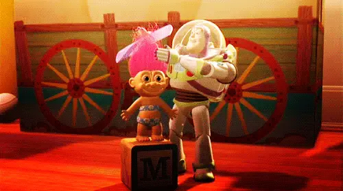 When Woody takes on beautician duties for the trolls.