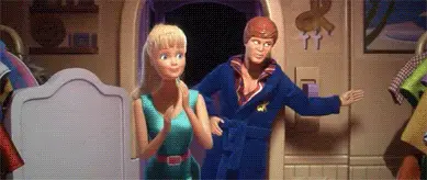 When Ken presents this closet to Barbie and you