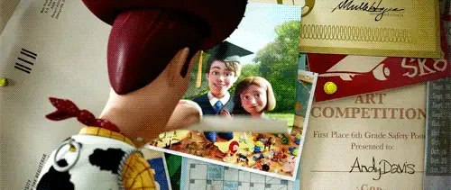 Whenever Woody is sad. (All the time.)