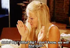 When She Ponders the Size of 