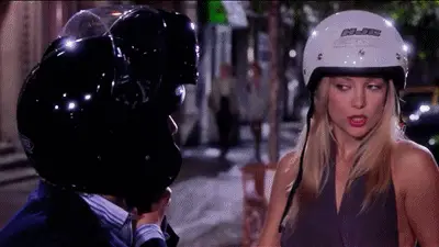 When Andie Totally Pulls Off the Dorky Helmet