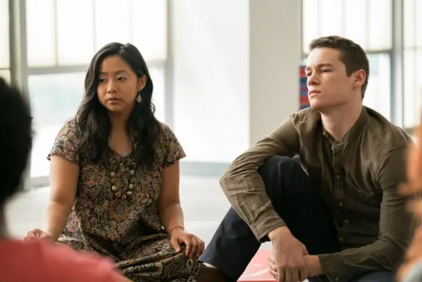 THE PATH, l-r: Stephanie Hsu, Kyle Allen in 