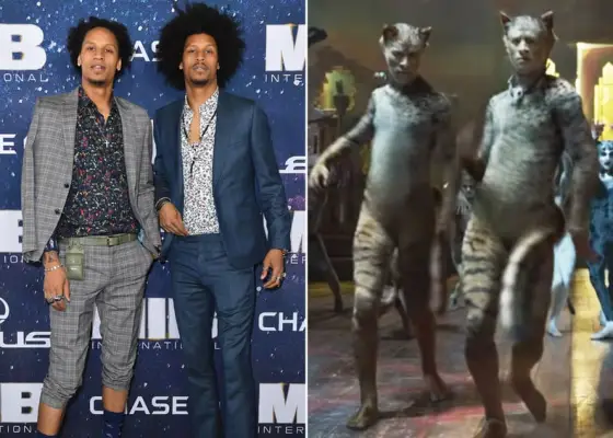 Larry and Laurent Bourgeois as Plato and Socrates