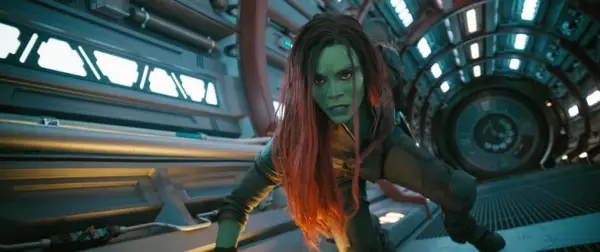 GUARDIANS OF THE GALAXY VOL. 3, Zoe Saldana as Gamora, 2023. Marvel / Walt Disney Studios Motion Pictures / Courtesy Everett Collection
