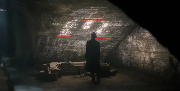 Corvus Lestrange, Leta Lestrange, and Credence Barebone on the chart.