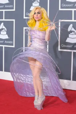 Lady Gaga Stunned Onlookers in Her Sparkly Grammys Look