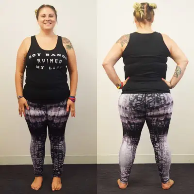 90 Degree by Reflex Printed Yoga Pants