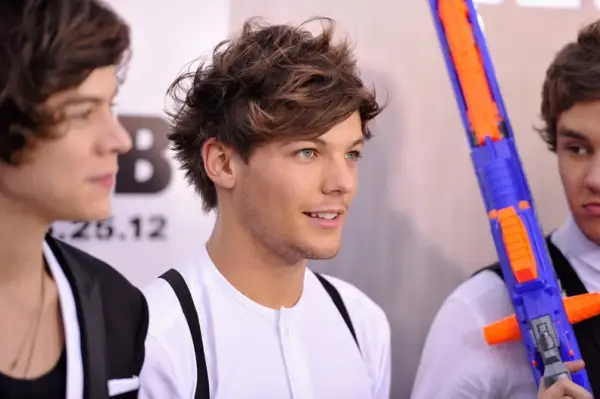 Harry Styles, Louis Tomlinson, and Liam Payne at the Men in Black 3 Premiere in 2012