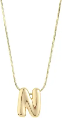 A Balloon Initial Necklace