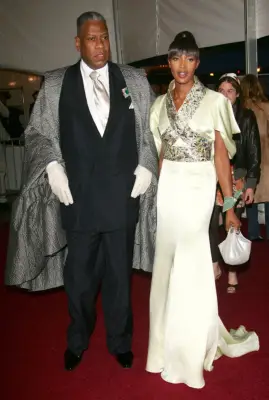 André Leon Talley and Naomi Campbell at the MET Museum