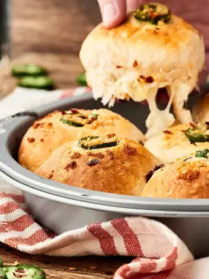 Artichoke Dip Stuffed Rolls
