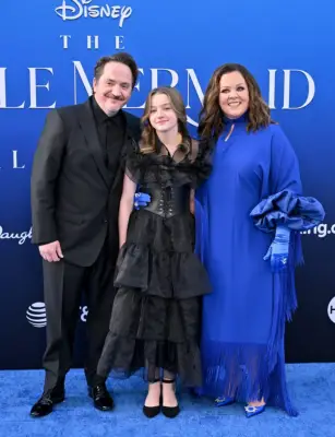 Melissa McCarthy, Ben Falcone, and Georgette Falcone at 