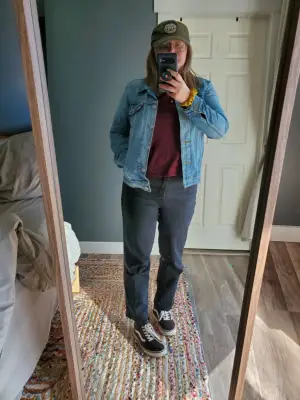 Good American Soft-Tech Good Petite Straight Jeans