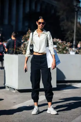 How to Style Black Cargo Pants