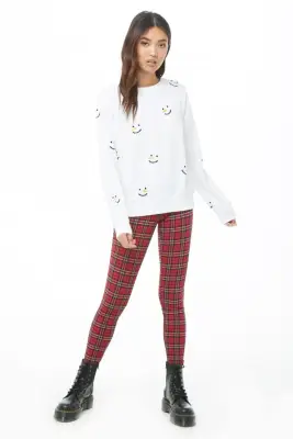 Snowman Print Sweatshirt