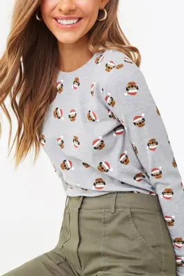 Holiday Dog Print Thermal