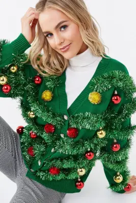 Ornament Accent Cardigan