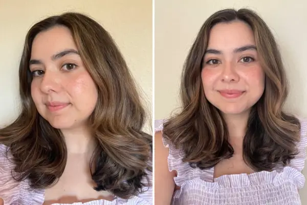 The Writer Wearing the Blush, Highlighter, and Lip and Cheek Duo in Her Subtl Stak