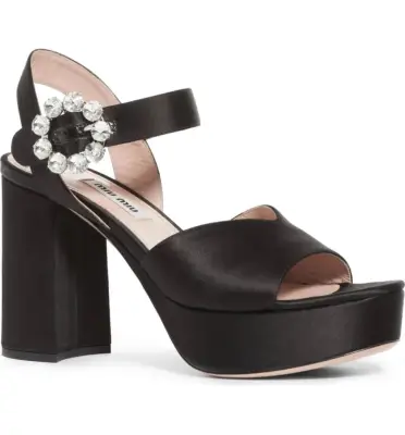 Our Pick: Miu Miu Jewel Platform Sandal