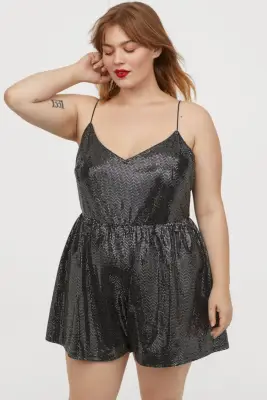 H&M+ Shimmery Romper